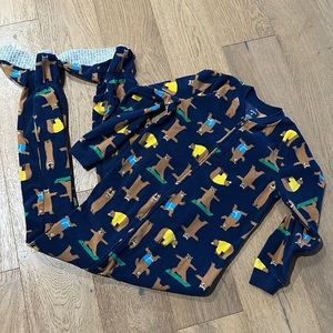 Carters Sz 8 Pajamas Footie Onesies Bears Little Boy